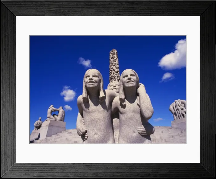 Framed Print : Vigeland Sculpture, Frogner Park, Oslo, Norway Framed Print : Vigeland Sculpture, Frogner Park, Oslo, Norway