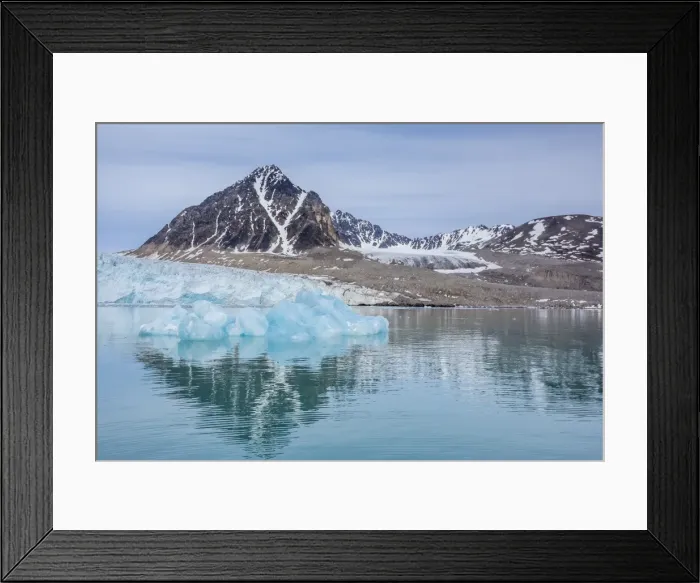 Framed Print : Calved glacial ice at Monacobreen, Spitsbergen, Svalbard, Norway, Scandinavia, Europe Framed Print : Calved glacial ice at Monacobreen, Spitsbergen, Svalbard, Norway, Scandinavia, Europe