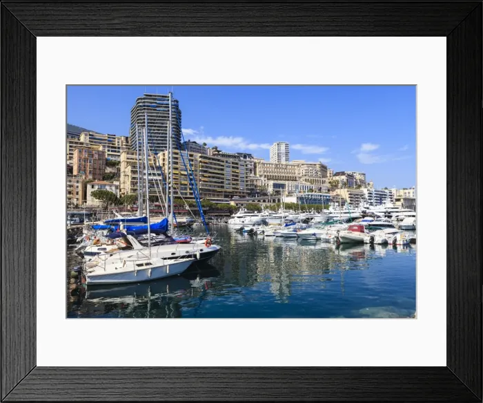 Framed Print : Monaco harbour, Monaco, Mediterranean, Europe Framed Print : Monaco harbour, Monaco, Mediterranean, Europe