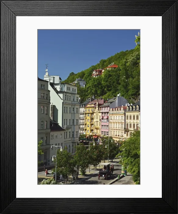 Framed Print : Historic spa section of Karlovy Vary, Bohemia, Czech Republic, Europe Framed Print : Historic spa section of Karlovy Vary, Bohemia, Czech Republic, Europe