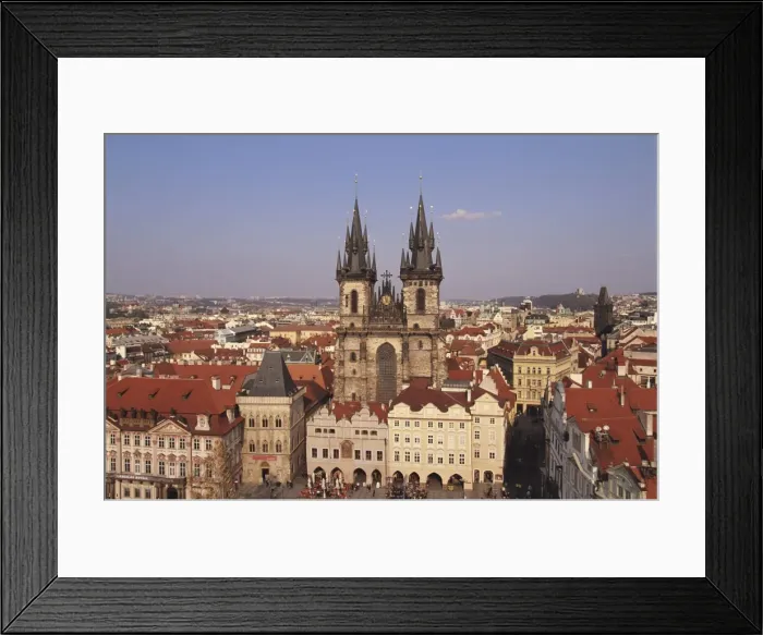 Framed Print : Czech Republic, Prague, Old Town Square, Church of Our Lady before Tyn Framed Print : Czech Republic, Prague, Old Town Square, Church of Our Lady before Tyn
