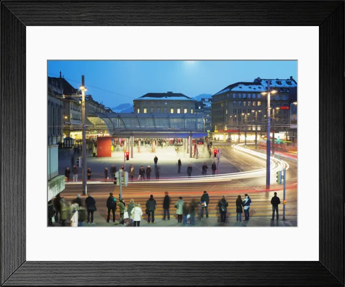 Framed Print : Bern train station, Bern, Switzerland, Europe Framed Print : Bern train station, Bern, Switzerland, Europe