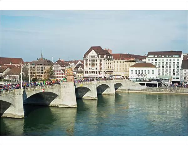 Basel on the River Rhine, Switzerland, Europe