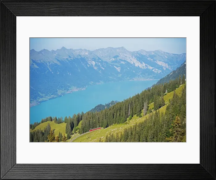 Framed Print : View of Lake Interlaken from Schynige Platte, Bernese Oberland, Swiss Alps, Switzerland, Europe Framed Print : View of Lake Interlaken from Schynige Platte, Bernese Oberland, Swiss Alps, Switzerland, Europe