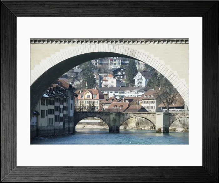 Framed Print : River Aar, Bern, Switzerland, Europe Framed Print : River Aar, Bern, Switzerland, Europe