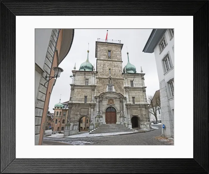 Framed Print : Jesuit Church, Solothurn, Switzerland, Europe Framed Print : Jesuit Church, Solothurn, Switzerland, Europe