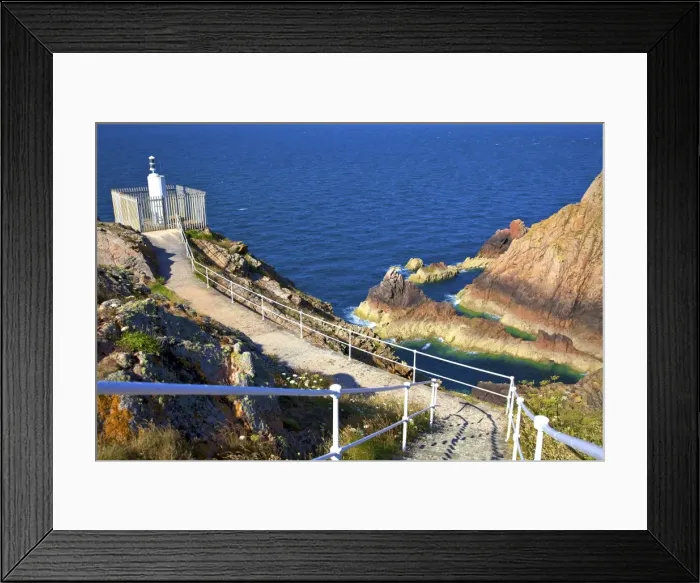 Framed Print : Grosnez Lighthouse at Grosnez Point, Jersey, Channel Islands, Europe Framed Print : Grosnez Lighthouse at Grosnez Point, Jersey, Channel Islands, Europe