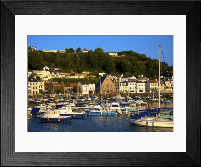 Framed Print : St. Aubins Harbour, St. Aubin, Jersey, Channel Islands, Europe Framed Print : St. Aubins Harbour, St. Aubin, Jersey, Channel Islands, Europe