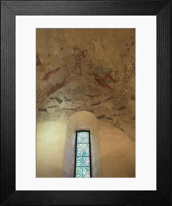 Framed Print : Medieval frescoes in the Fishermans Chapel, St. Brelades Bay, Jersey, Channel Islands, Europe Framed Print : Medieval frescoes in the Fishermans Chapel, St. Brelades Bay, Jersey, Channel Islands, Europe