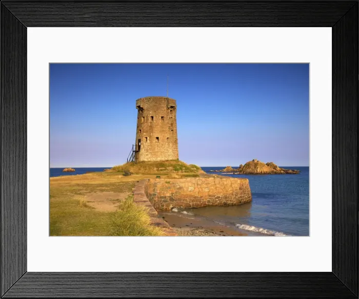 Framed Print : Jersey Round Tower, Le Hocq, St. Clement, Jersey, Channel Islands, Europe Framed Print : Jersey Round Tower, Le Hocq, St. Clement, Jersey, Channel Islands, Europe