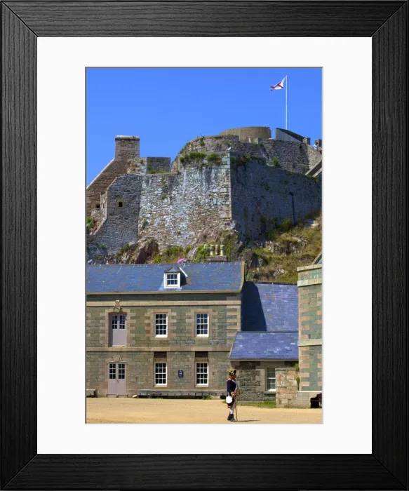 Framed Print : Soldier at Elizabeth Castle, St. Helier, Jersey, Channel Islands, Europe Framed Print : Soldier at Elizabeth Castle, St. Helier, Jersey, Channel Islands, Europe