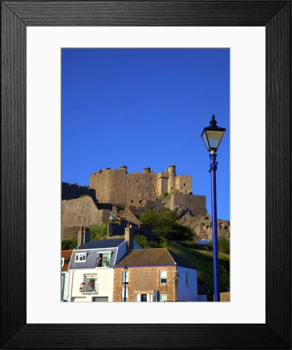 Framed Print : Mont Orgueil Castle, Gorey, Jersey, Channel Islands, Europe Framed Print : Mont Orgueil Castle, Gorey, Jersey, Channel Islands, Europe