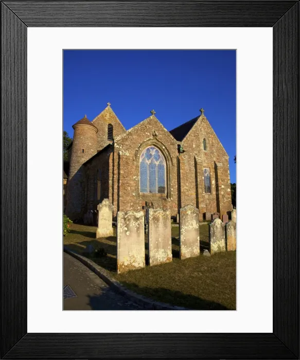 Framed Print : St. Brelades Church and Fishermans Chapel, St. Brelades Bay, Jersey, Channel Islands, Europe Framed Print : St. Brelades Church and Fishermans Chapel, St. Brelades Bay, Jersey, Channel Islands, Europe