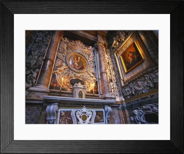 Framed Print : Paintings of the Virgin Mary, La Martorana, Palermo, Sicily Framed Print : Paintings of the Virgin Mary, La Martorana, Palermo, Sicily