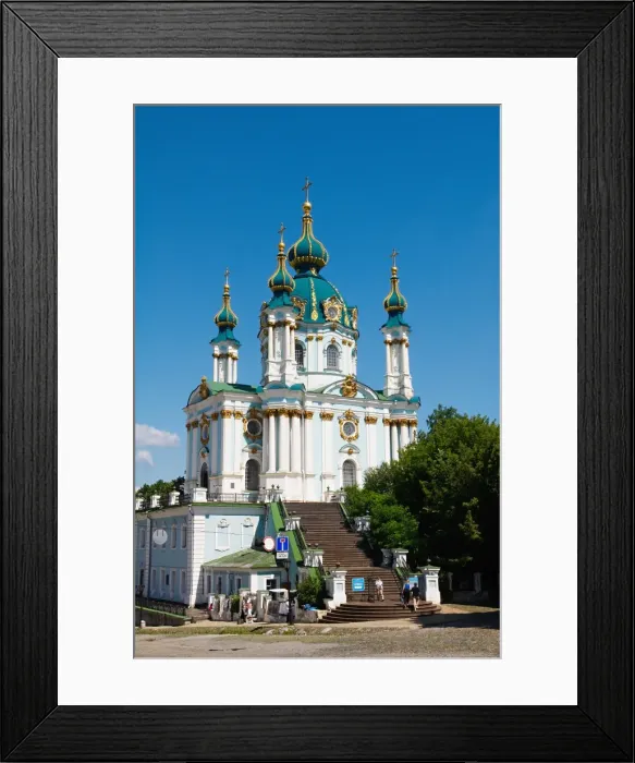 Framed Print : St. Andrews Church, Kiev, Ukraine, Europe Framed Print : St. Andrews Church, Kiev, Ukraine, Europe