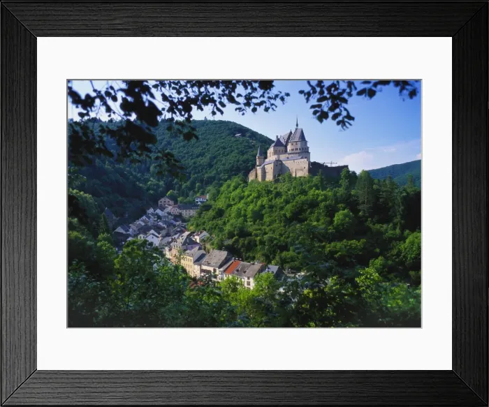 Framed Print : Vianden, Luxembourg, Benelux Framed Print : Vianden, Luxembourg, Benelux