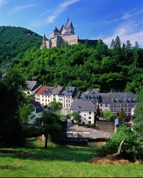 Vianden Castle, Vianden Town, Luxembourg