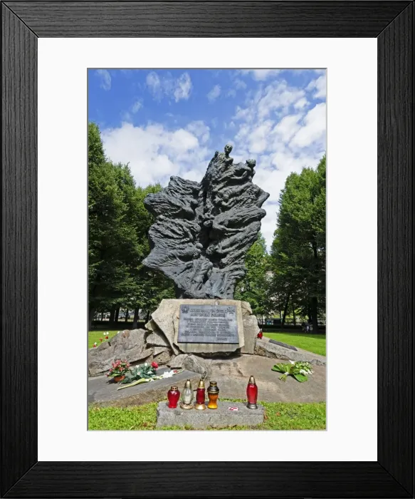 Framed Print : Memorial to people killed by Russia, Poznan, Poland, Europe Framed Print : Memorial to people killed by Russia, Poznan, Poland, Europe