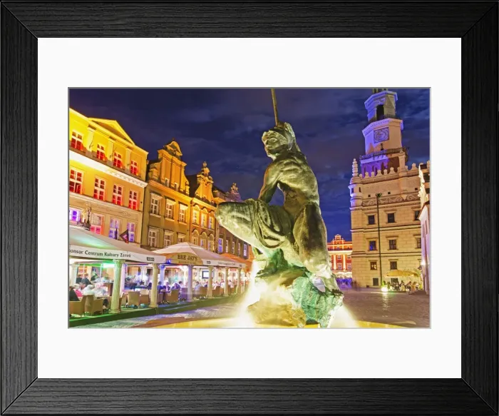 Framed Print : Statue of Mars, historic Old Town, Poznan, Poland, Europe Framed Print : Statue of Mars, historic Old Town, Poznan, Poland, Europe