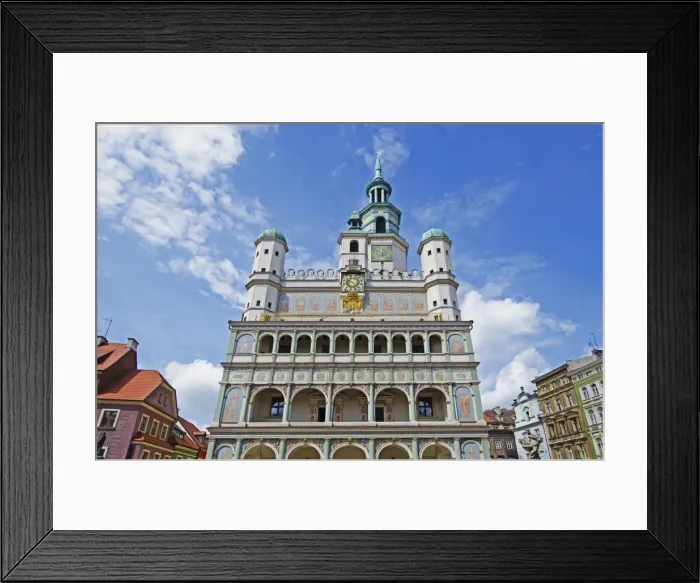 Framed Print : Town Hall, historic Old Town, Poznan, Poland, Europe Framed Print : Town Hall, historic Old Town, Poznan, Poland, Europe