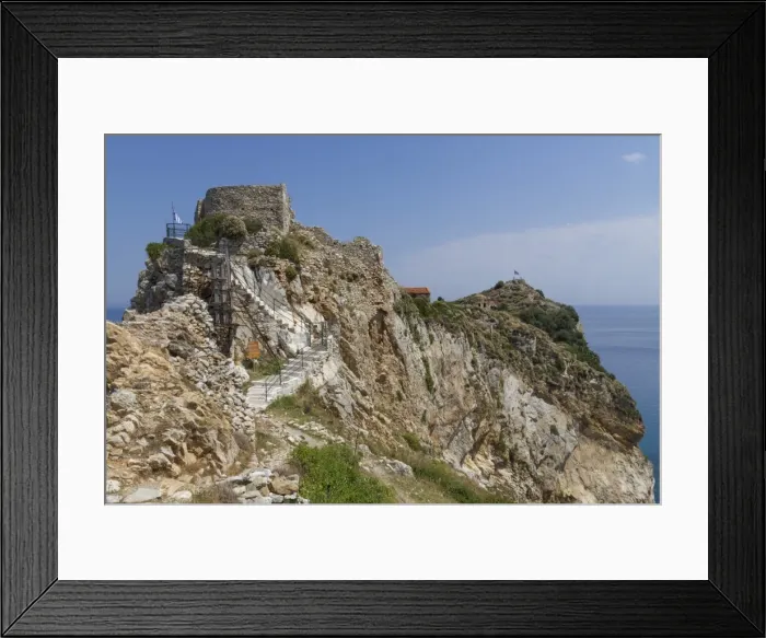 Framed Print : Kastro, Skiathos, Sporades, Greek Islands, Greece, Europe Framed Print : Kastro, Skiathos, Sporades, Greek Islands, Greece, Europe