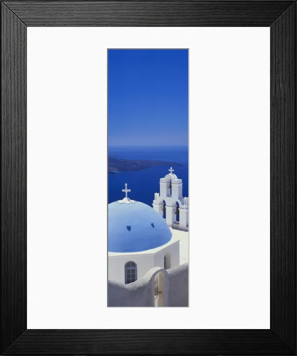 Framed Print : Thira, Santorini, Greek Islands, Europe Framed Print : Thira, Santorini, Greek Islands, Europe
