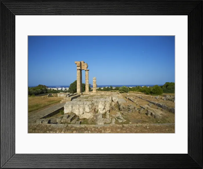 Framed Print : Apollo Temple, Acropolis, Rhodes City, Rhodes, Dodecanese, Greek Islands, Greece, Europe Framed Print : Apollo Temple, Acropolis, Rhodes City, Rhodes, Dodecanese, Greek Islands, Greece, Europe