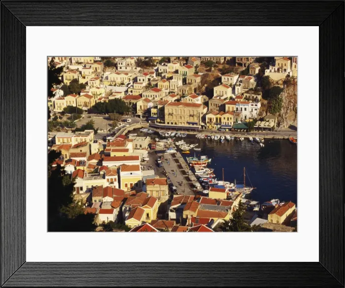 Framed Print : Simi, Dodecanese Islands, Greece Framed Print : Simi, Dodecanese Islands, Greece
