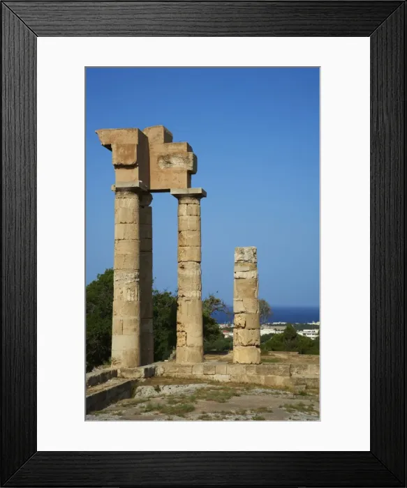 Framed Print : Apollo Temple, Acropolis, Rhodes City, Island of Rhodes, Dodecanese, Greek Islands, Greece, Europe Framed Print : Apollo Temple, Acropolis, Rhodes City, Island of Rhodes, Dodecanese, Greek Islands, Greece, Europe