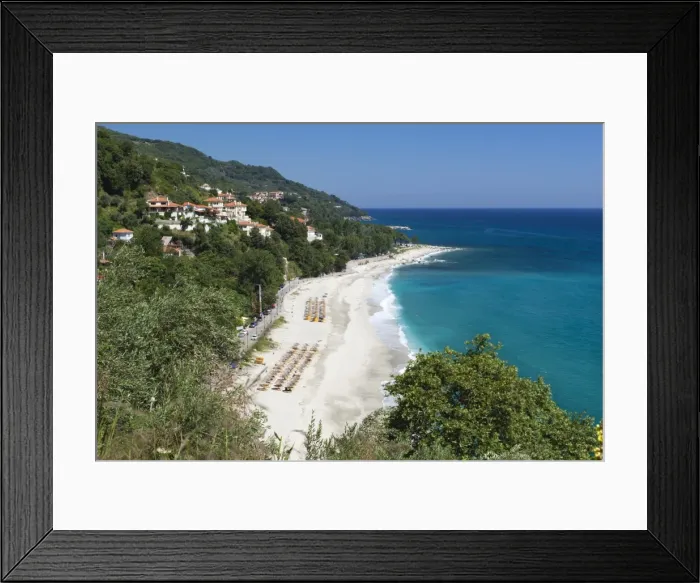 Framed Print : Papa Nero beach, Agios Ioannis, Pelion, Thessaly, Greece, Europe Framed Print : Papa Nero beach, Agios Ioannis, Pelion, Thessaly, Greece, Europe