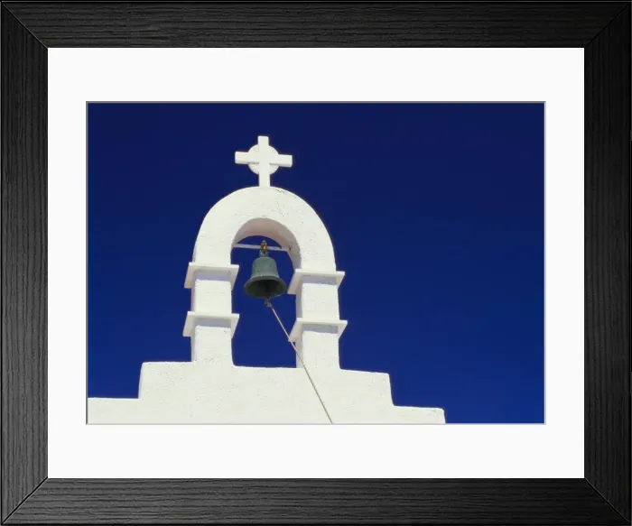 Framed Print : Top of Belltower, Mikonos, Cyclades, Greece Framed Print : Top of Belltower, Mikonos, Cyclades, Greece