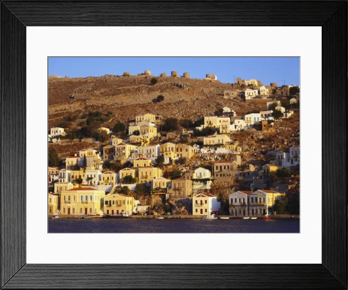 Framed Print : Plati Yialos, Mykonos, Greek Islands Framed Print : Plati Yialos, Mykonos, Greek Islands