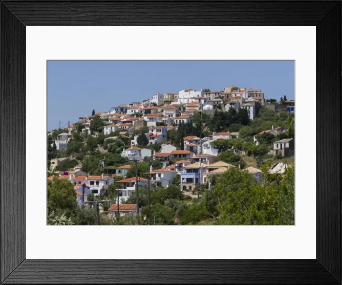 Framed Print : Hora, Alonnisos, Sporades, Greek Islands, Greece, Europe Framed Print : Hora, Alonnisos, Sporades, Greek Islands, Greece, Europe