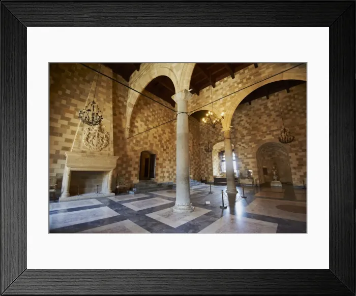 Framed Print : Fortress and Palace of the Grand Masters, UNESCO World Heritage Site, Rhodes City, Rhodes, Dodecanese, Greek Islands, Greece, Europe Framed Print : Fortress and Palace of the Grand Masters, UNESCO World Heritage Site, Rhodes City, Rhodes, Dodecanese, Greek Islands, Greece, Europe