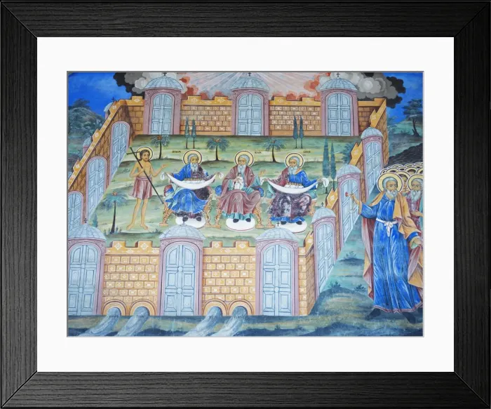 Framed Print : Frescoes at Rila Monastery, UNESCO World Heritage Site, Bulgaria, Europe Framed Print : Frescoes at Rila Monastery, UNESCO World Heritage Site, Bulgaria, Europe