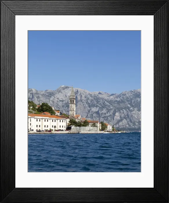 Framed Print : Perast, Bay of Kotor, UNESCO World Heritage Site, Montenegro, Europe Framed Print : Perast, Bay of Kotor, UNESCO World Heritage Site, Montenegro, Europe