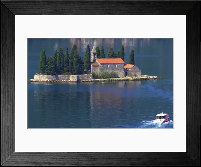 Framed Print : St. George Island, Kotor Bay, UNESCO World Heritage Site, Montenegro, Europe Framed Print : St. George Island, Kotor Bay, UNESCO World Heritage Site, Montenegro, Europe