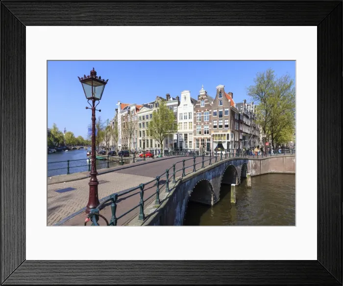Framed Print : Keizersgracht Canal, Amsterdam, Netherlands, Europe Framed Print : Keizersgracht Canal, Amsterdam, Netherlands, Europe