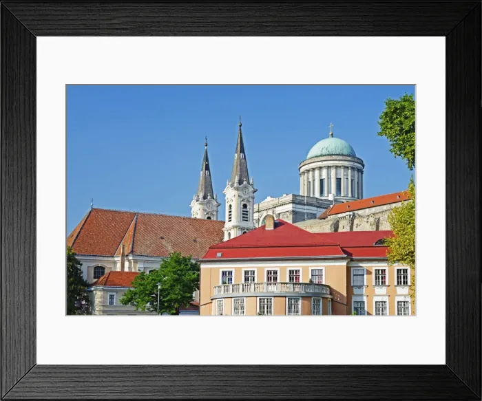 Framed Print : Watertown Parish Church, neoclassical Esztergom Bazilika, largest church in Hungary, Esztergom, Budapest, Hungary, Europe Framed Print : Watertown Parish Church, neoclassical Esztergom Bazilika, largest church in Hungary, Esztergom, Budapest, Hungary, Europe