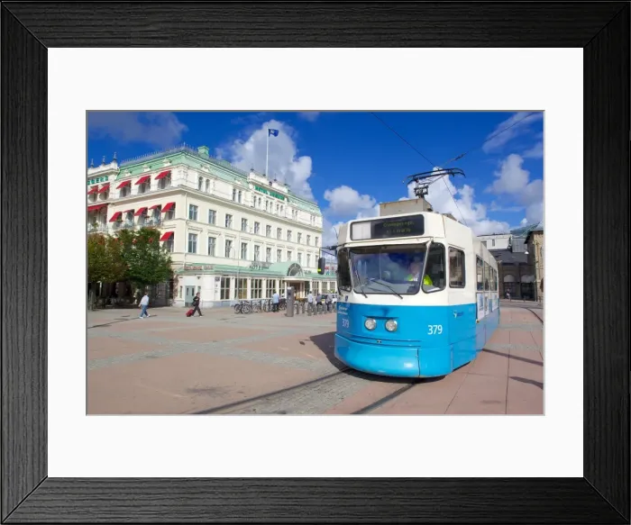Framed Print : City tram, Drottningtorget, Gothenburg, Sweden, Scandinavia, Europe Framed Print : City tram, Drottningtorget, Gothenburg, Sweden, Scandinavia, Europe
