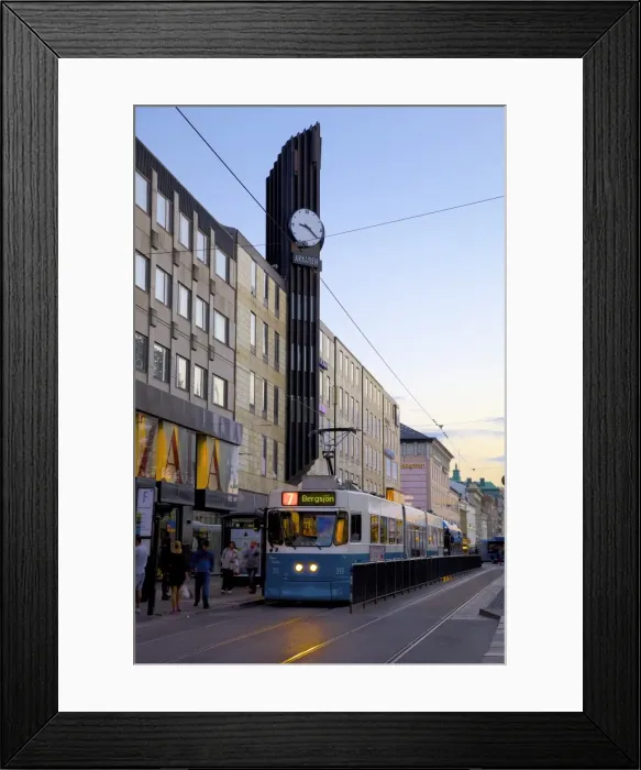 Framed Print : Arkaden Shopping Centre and tram at dusk, Gothenburg, Sweden, Scandinavia, Europe Framed Print : Arkaden Shopping Centre and tram at dusk, Gothenburg, Sweden, Scandinavia, Europe