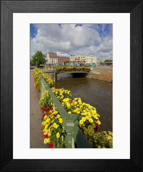 Framed Print : Canal and hotels, Drottningtorget, Gothenburg, Sweden, Scandinavia, Europe Framed Print : Canal and hotels, Drottningtorget, Gothenburg, Sweden, Scandinavia, Europe