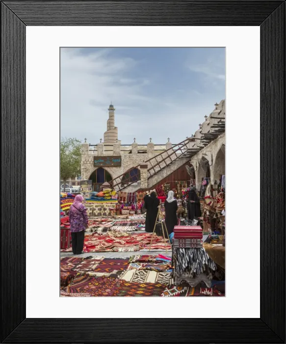 Framed Print : Souk Waqif, Doha, Qatar, Middle East Framed Print : Souk Waqif, Doha, Qatar, Middle East