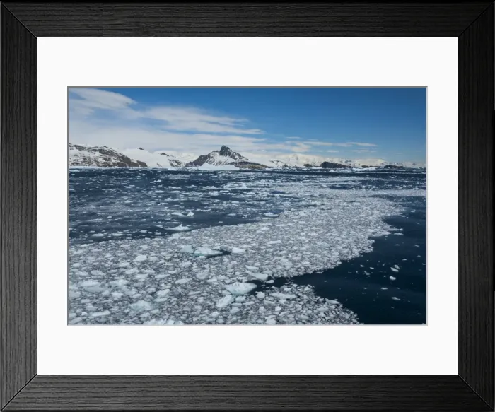 Framed Print : Ice on water, Cierva Cove, Antarctica, Polar Regions Framed Print : Ice on water, Cierva Cove, Antarctica, Polar Regions