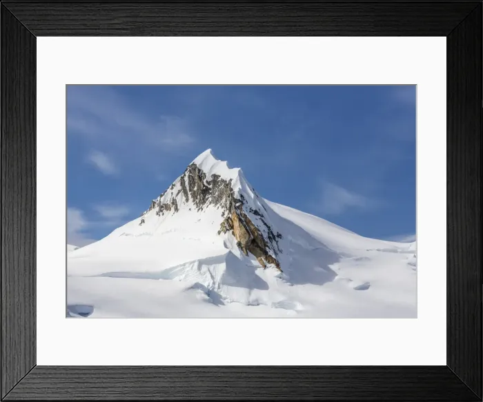 Framed Print : Snow-capped mountains surround Snow Island, South Shetland Islands, Antarctica, Southern Ocean, Polar Regions