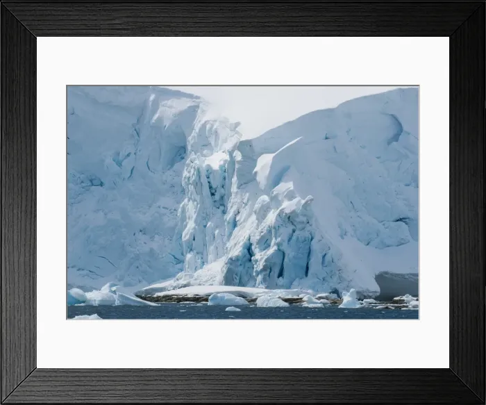 Framed Print : Huge ice shelf on Mikkelson Island, Antarctica, Polar Regions Framed Print : Huge ice shelf on Mikkelson Island, Antarctica, Polar Regions
