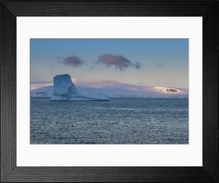 Framed Print : Sunset in Half Moon Bay, South Shetland Islands, Antarctica, Polar Regions Framed Print : Sunset in Half Moon Bay, South Shetland Islands, Antarctica, Polar Regions