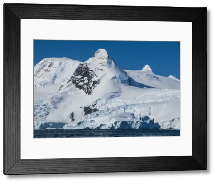 Framed Print : Glacier and icebergs in Cierva Cove, Antarctica, Polar Regions Framed Print : Glacier and icebergs in Cierva Cove, Antarctica, Polar Regions