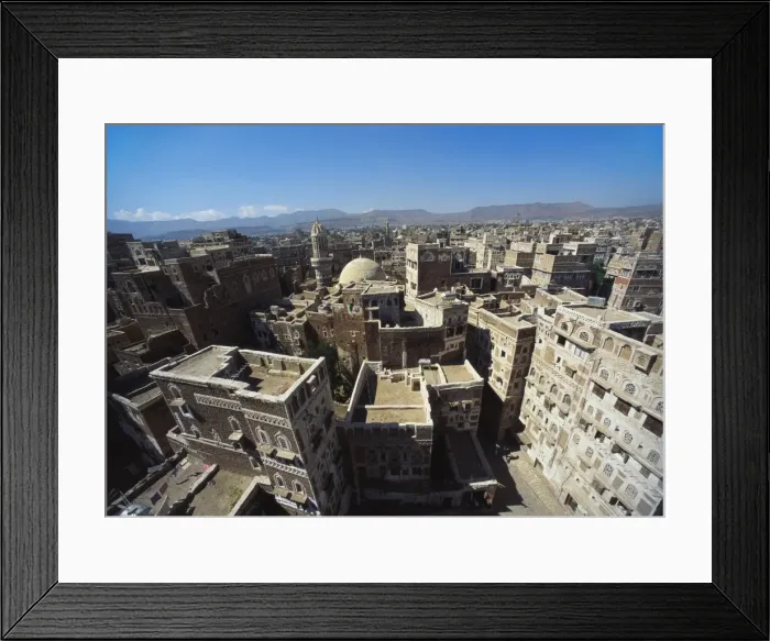 Framed Print : Sanaa, Yemen, Middle east Framed Print : Sanaa, Yemen, Middle east