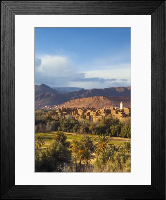 Framed Print : Tinerhir kasbahs and palmery, Tinghir, Todra Valley, Morocco, North Africa, Africa Framed Print : Tinerhir kasbahs and palmery, Tinghir, Todra Valley, Morocco, North Africa, Africa